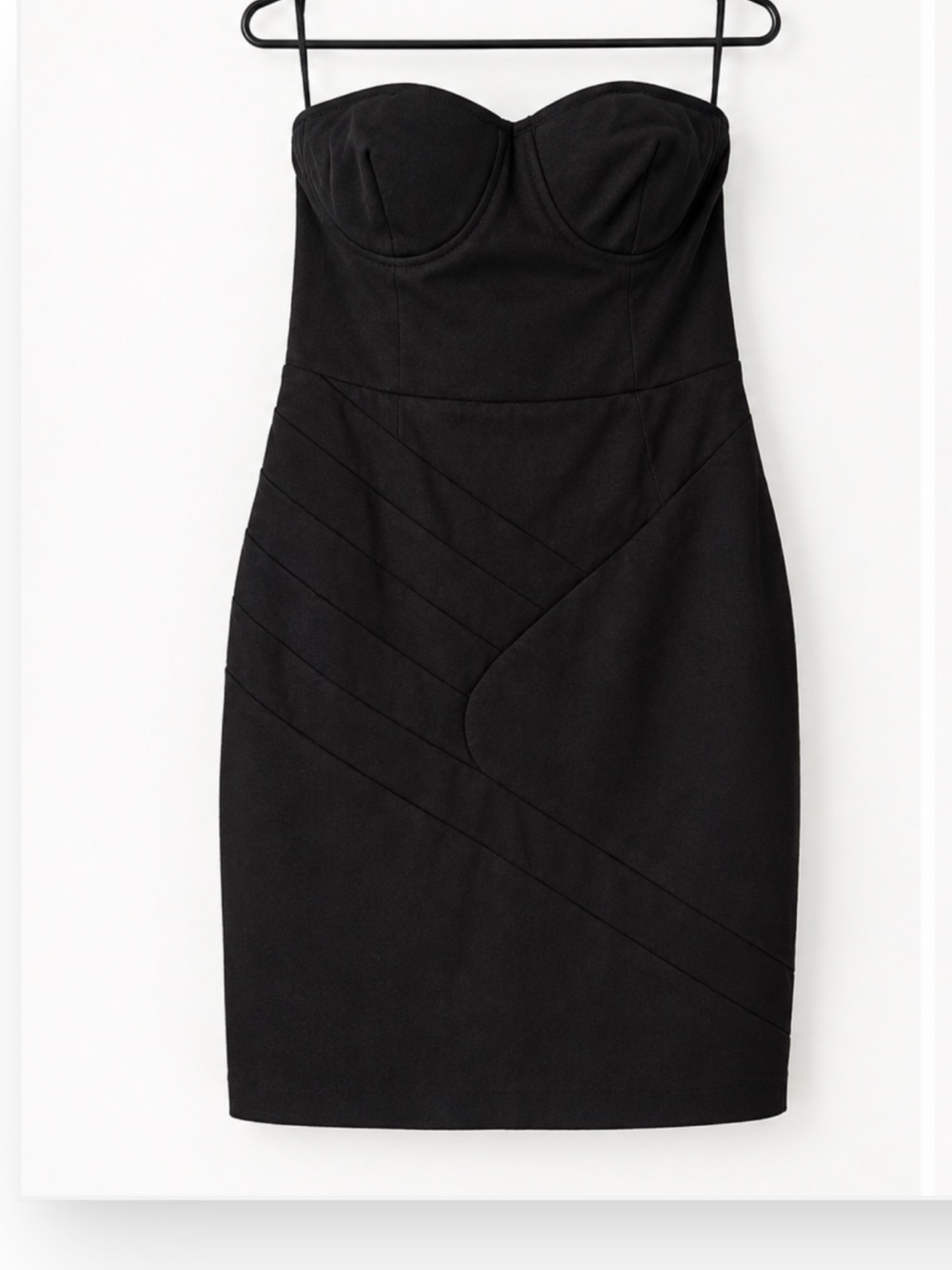 NWT Express Strapless Black Dress